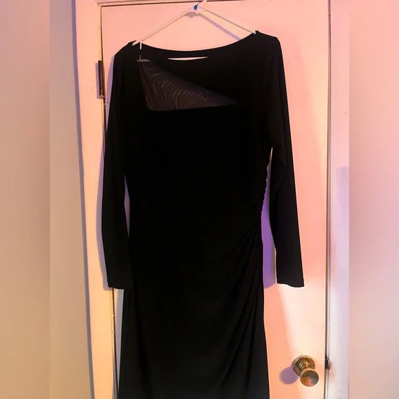 Ralph Lauren Black Long Sleeve Dress - Picture 4 of 4
